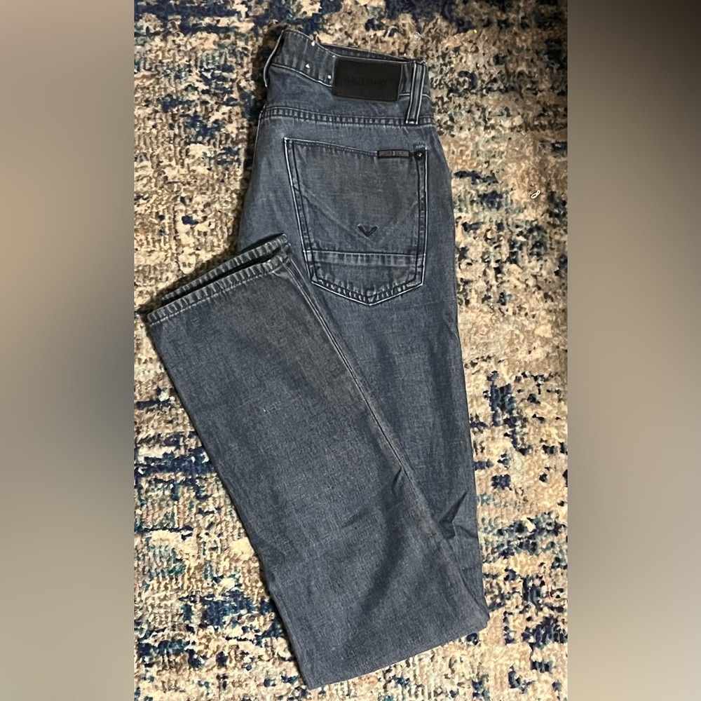 Men’s Hudson Jeans NWOTs Blake Slim Straight Med Gray-Blue Wash Size 29
